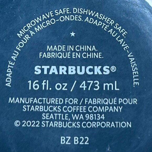 Starbucks Mug Blue - Made with recycled ceramic - Picture 4 of 4